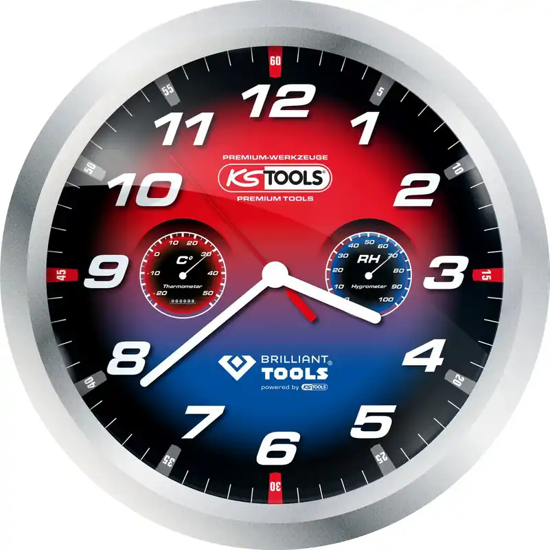 KS TOOLS Wanduhr 2022 ( 100250 ) Saisonangebot