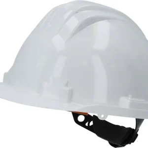 KS TOOLS Arbeits-Schutzhelm, abnehmbares Kopfband, weiss ( 117.0020 ) Preisknaller