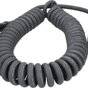KS TOOLS efuturo Spiralladekabel Typ 2 auf Typ 2 Stecker, 1 Phase, bis zu 7,4 kW, 32 A, 230 V, Mode 3, 5 Meter ( 117.7345 ) Schneller Versand