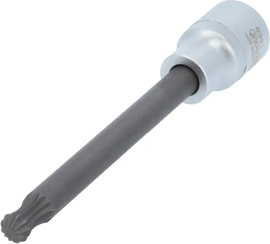 KS TOOLS 1/2" Spezial-Bit-Stecknuss für Vielzahn-Schrauben am Ansaugkrümmer mit Kugelkopf, 10 mm ( 911.1569 ) Versand Am Gleichen Tag