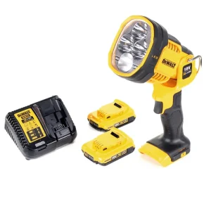Neuheit DeWalt DCL 043 Akku LED Lampe 18 V 1000 lm + 2x Akku 2,0 Ah + Ladegerät