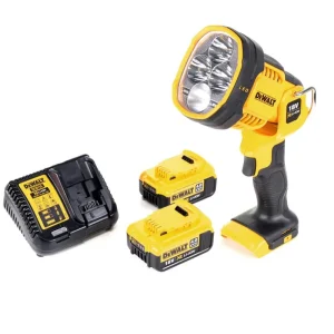DeWalt DCL 043 Akku LED Lampe 18 V 1000 lm + 2x Akku 4,0 Ah + Ladegerät Wochenendangebot