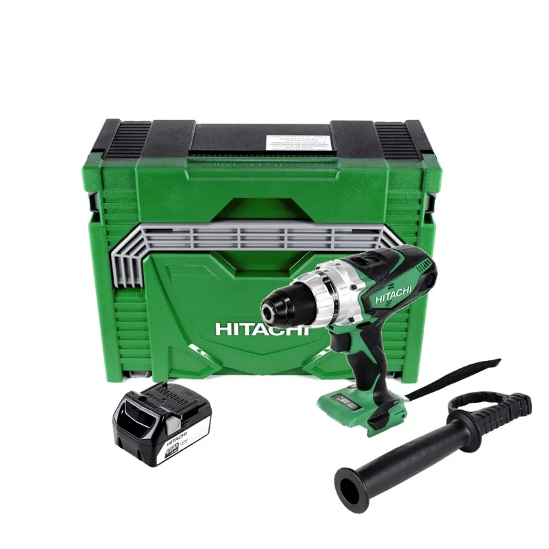 Wochenendangebot Hitachi DS 18 DSDL 18 V Akku Bohrschrauber im Koffer + 1x Hitachi BSL 1840 18 V 4,0 Ah / 4000 mAh Li-Ion Akku