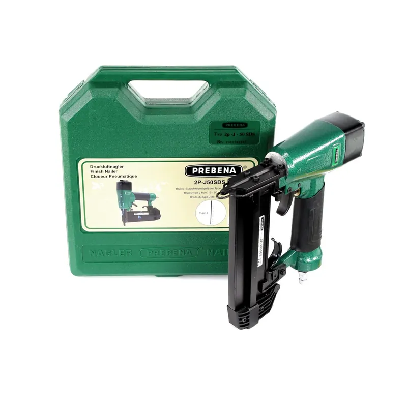 Neuheit Prebena 2P-J50SDS Luftdruck Druckluftnagler 5-7 bar im Transportkoffer