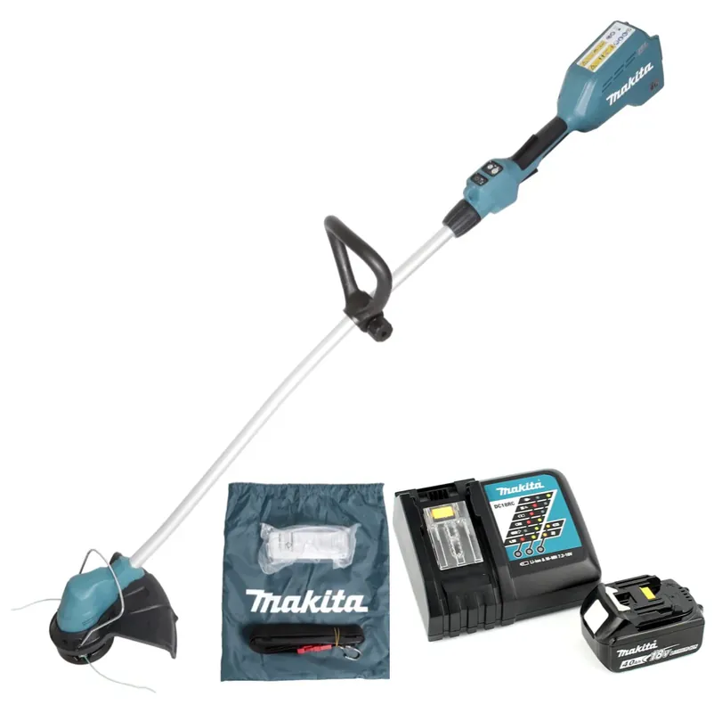 Makita DUR 184 LRM1 Akku Rasentrimmer 18V 300mm Brushless + 1x Akku 4,0Ah + Ladegerät Bestpreis