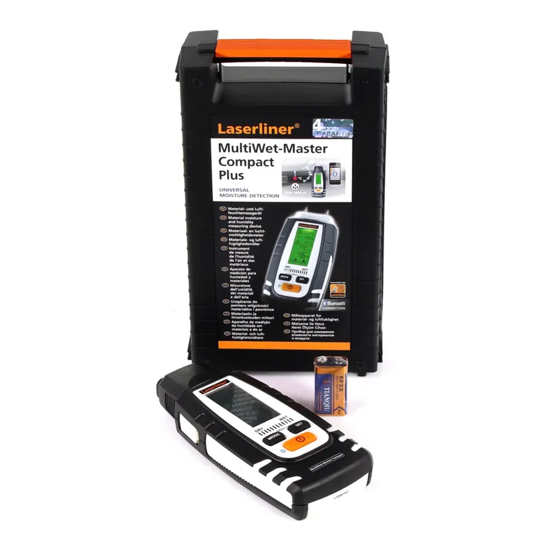 Bestseller Laserliner MultiWet-Master Compact Plus Materialfeuchtigkeitsmesser und Luftfeuchtemessgerät ( 082.390A )