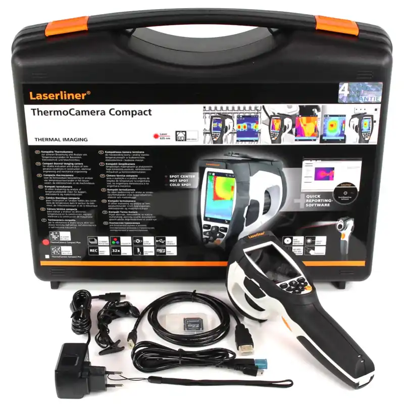 Laserliner ThermoCamera Compact Plus Thermokamera Wärmebildkamera 80x80 Px (BLE) ( 082.083A ) Rabatt