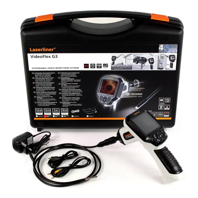 Solange Der Vorrat Reicht Laserliner VideoFlex G3 Micro 6 mm 1,5m Kabel Inspektionskamera Endoskopkamera Kamerasonde ( 082.211A )