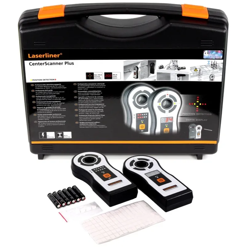 Bestseller Laserliner CenterScanner Plus Professionelles Bohrführungsgerät im Koffer ( 075.300A )