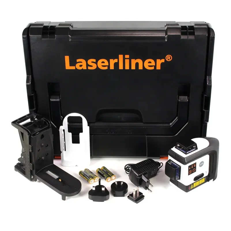 Geprüft Laserliner PowerPlane-Laser 3D Plus GEN2 360° roter Kreuzlinienlaser in Sortimo Systemkoffer mit Einlagen ( 036.302L )
