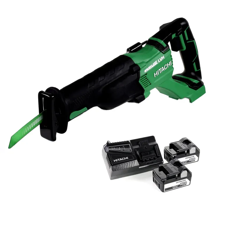Angebot Hitachi CR 18 DBL 18 V Li-Ion Akku Reciprosäge Säbelsäge Brushless + 2x BSL 1850 5,0 Ah Akku + Ladegerät