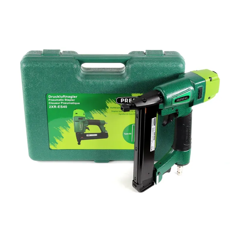 Prebena 2XR-ES40 Klammergerät Druckluft Nagler im Transportkoffer Typ ES Sonderangebot
