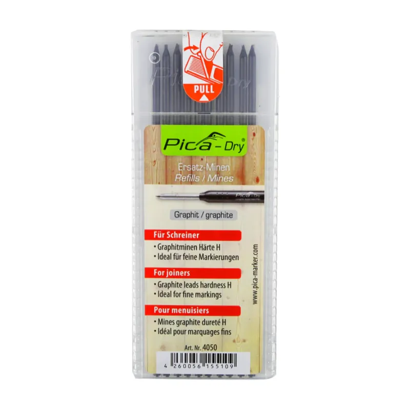 Jetzt Bestellen Pica DRY Ersatzminen Graphit Härte H 10 tlg. ( 4050 )
