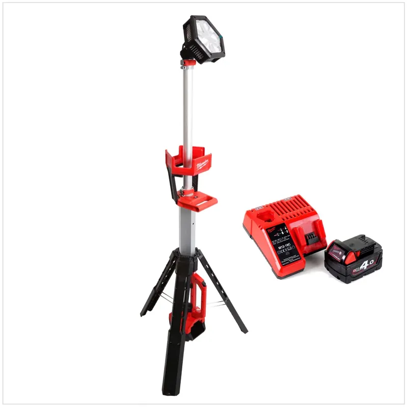 Kracherpreis Milwaukee M18 SAL 401C 18V Akku Baustrahler + 1x Akku 4,0Ah + Ladegerät