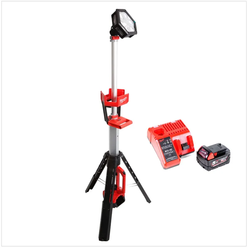 Milwaukee M18 SAL 501C 18V Akku Baustrahler + 1x Akku 5,0 Ah + Ladegerät Kracherpreis