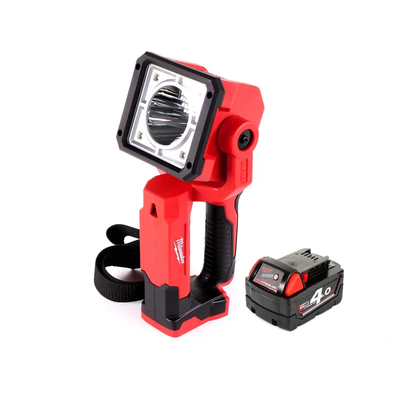 Knallerangebot Milwaukee M18 SLED-401 LED Akku Handscheinwerfer mit 1250 Lumen + 1x 4,0 Ah Akku