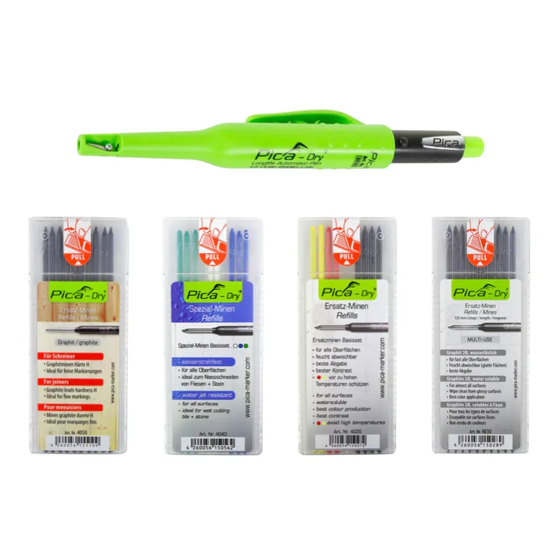 Sonderaktion Pica DRY Longlife Automatic Pen Baumarker Tieflochmarker + 36 tlg. Ersatzminen Sets