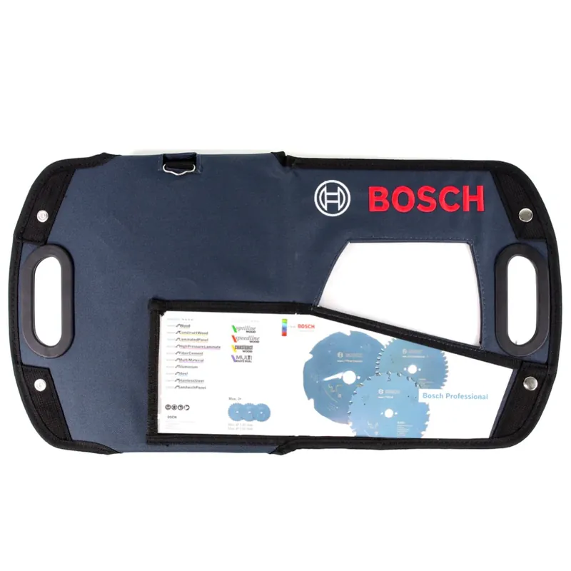 Sale Bosch Professional Kreissägeblatt Tasche klein blau mit Sichtfenster (Ø 130-216 ) ( 1618D00089 )