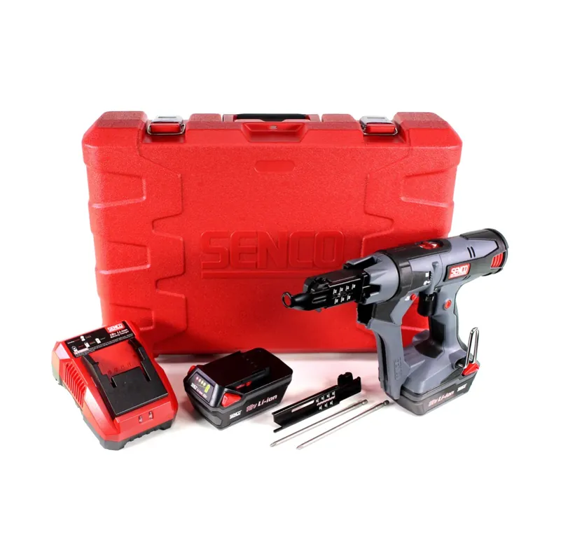 Direkt Vom Hersteller SENCO DS 5550 18V DuraSpin Magazin Schrauber mit 2x 3,0 Ah Akkus und Ladegerät ( 7W2001N )