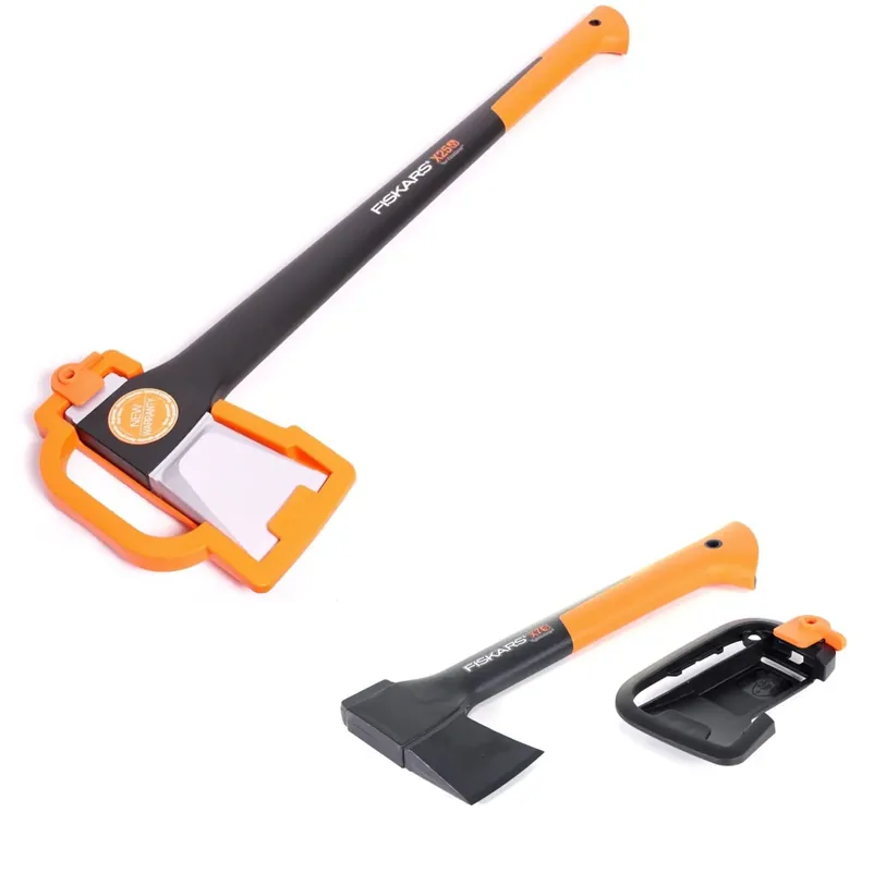 Fiskars Axt Set mit X25 Spaltaxt XL 72,5 cm ( 122483 ) und X7 Spaltaxt XS 35,5 cm ( 121423 ) Billig