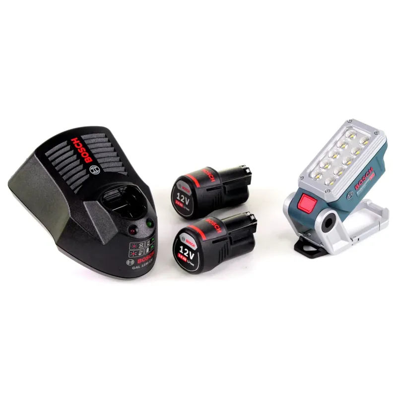 Bosch Akku Lampe GLI 12V-330 DeciLED + 2 x 3,0 Ah Akku + Ladegerät Sale