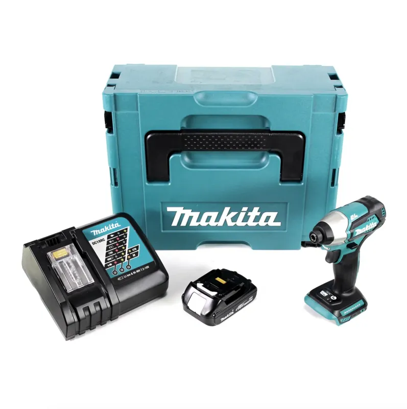 Versand Am Gleichen Tag Makita DTD 155 Y1J-D 18 V Brushless Li-Ion Akku Schlag Schrauber im Makpac + 1 x BL1815 1,5 Ah Akku + 1 x DC 18 RC Ladegerät