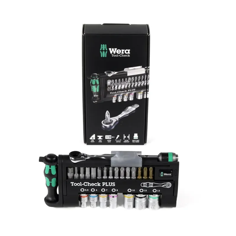Meistverkauft Wera Tool-Check PLUS - 39-teiliges Werkzeug-Set mit Ratsche, Schraubendreher, Bits und Nüssen ( 05056490001 )
