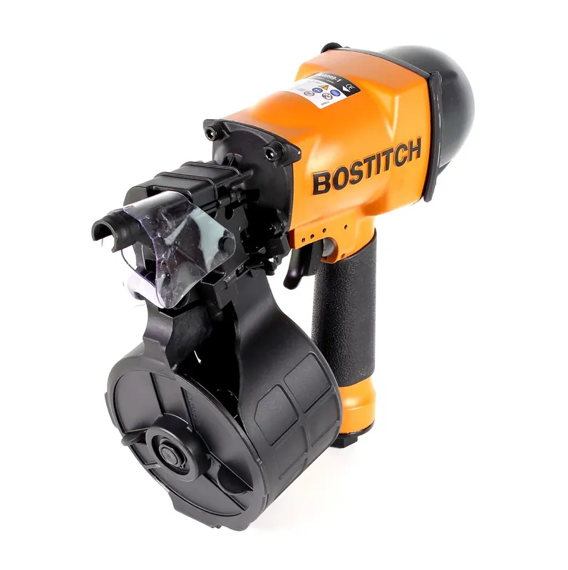 Bostitch N64099-1-E Druckluftnagler Coilnagler bis 8,3 Bar 2,3-2,5 mm x 30-65 mm mit Kontaktauslösung und Aluminiumgehäuse, F-Serie Sale