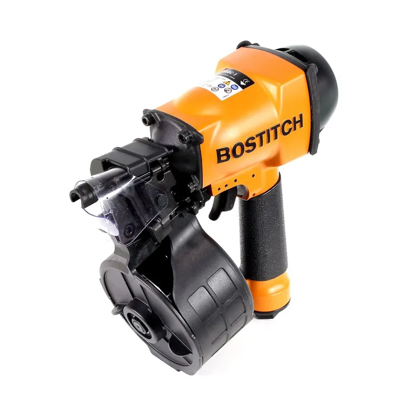 Bostitch N58C-1-E Druckluftnagler Coilnagler bis 8,3 Bar 2,03-2,5 mm x 25-55 mm mit Kontaktauslösung und Aluminiumgehäuse, N-Serie Meistverkauft