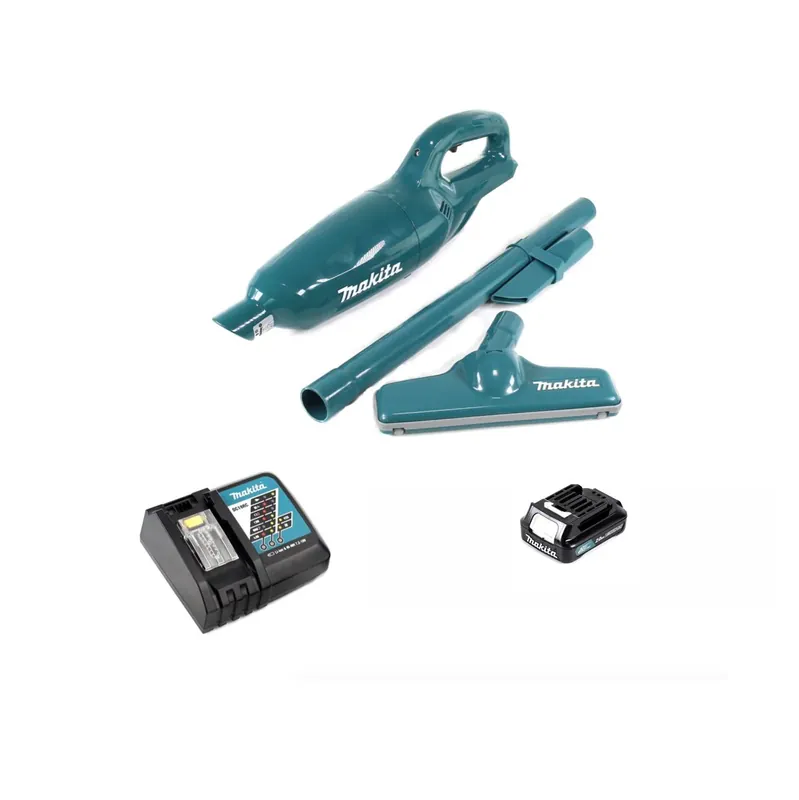 Wochenendangebot Makita CL 106 RFDF1 Akku Staubsauger 10,8V + 1x Akku 2,0Ah + Ladegerät + Düsen
