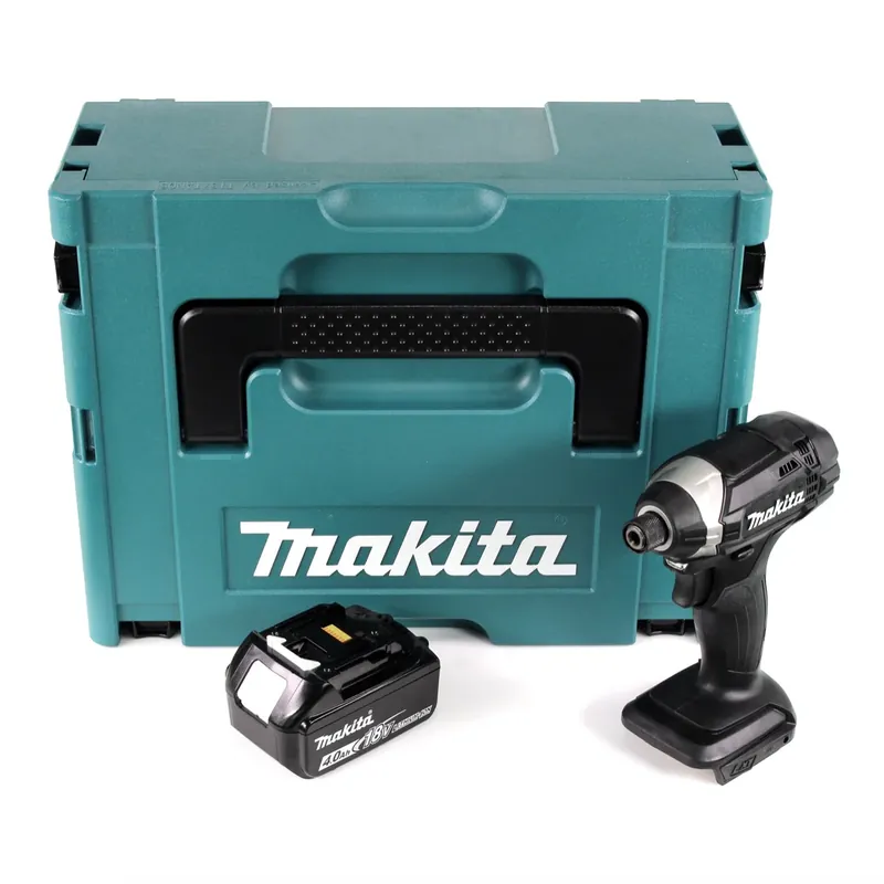 Makita DTD 152 RM1 B 18 V Li-Ion Akku Schlagschrauber Sonderausgabe in schwarz im Makpac + 1 x BL 1840 B 4,0 Ah Akku Meistverkauft