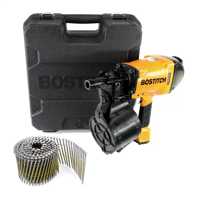 Bostitch N89C-2K-E Coilnagler N89C ST Druckluftnagler 90mm max + Coilnägel 3,10x90mm + Koffer Saisonangebot