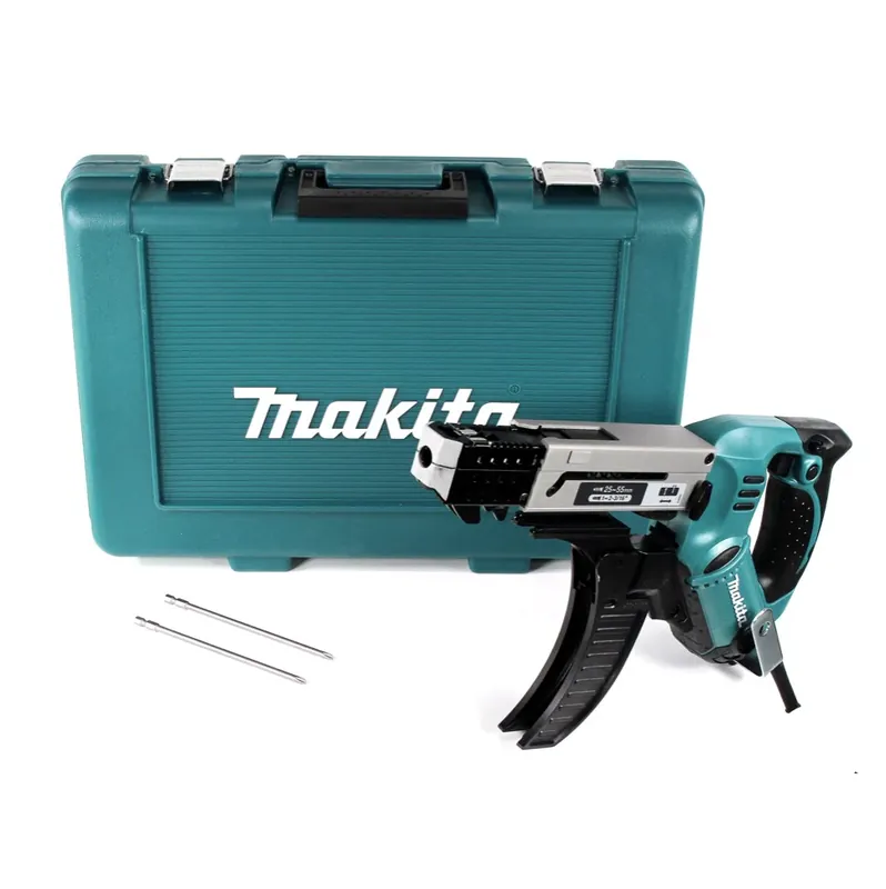 Knallerangebot Makita 6842 Magazinschrauber 470 W im Tragekoffer mit 3x PH2 Bits für Magazinschrauben 4 x 25-55 mm