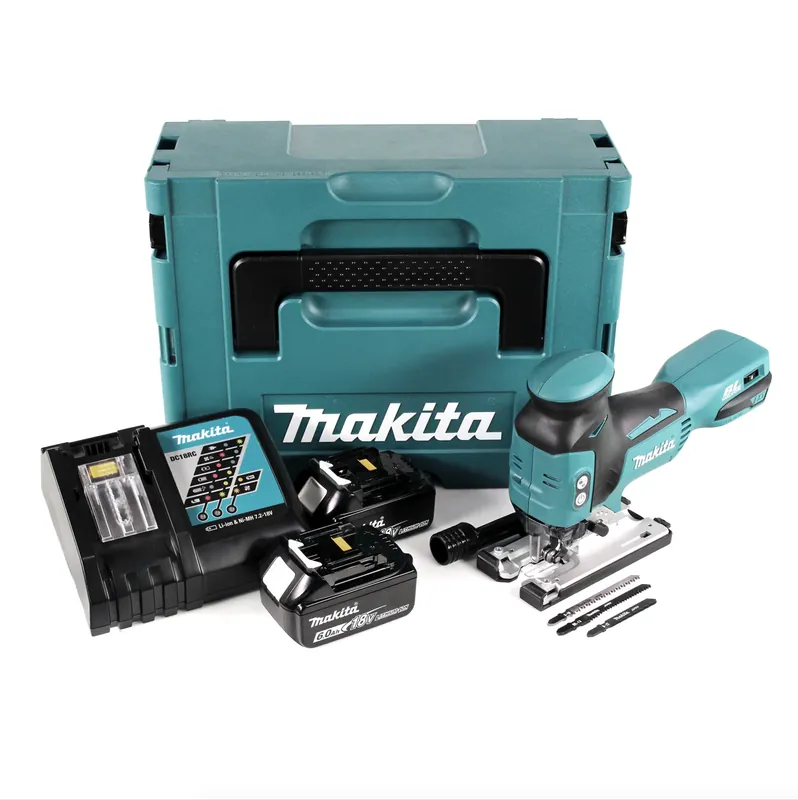 Makita DJV 181 RGJ Akku Pendelhubstichsäge 18V Brushless + 2x Akku 6,0Ah + Ladegerät + Makpac Neu