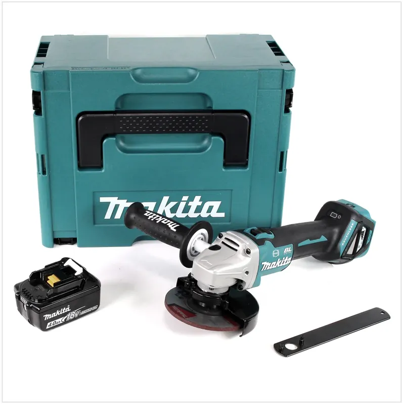 Makita DGA 513 M1J Akku Winkelschleifer 18V 125mm Brushless + 1x Akku 4,0Ah + Makpac - ohne Ladegerät Neu Im Sortiment