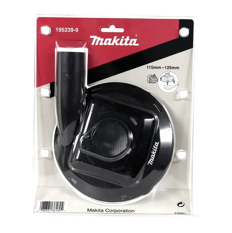 Abverkauf Makita Absaughaube 125 mm für Makita DGA Winkelschleifer ( 195239-9 )
