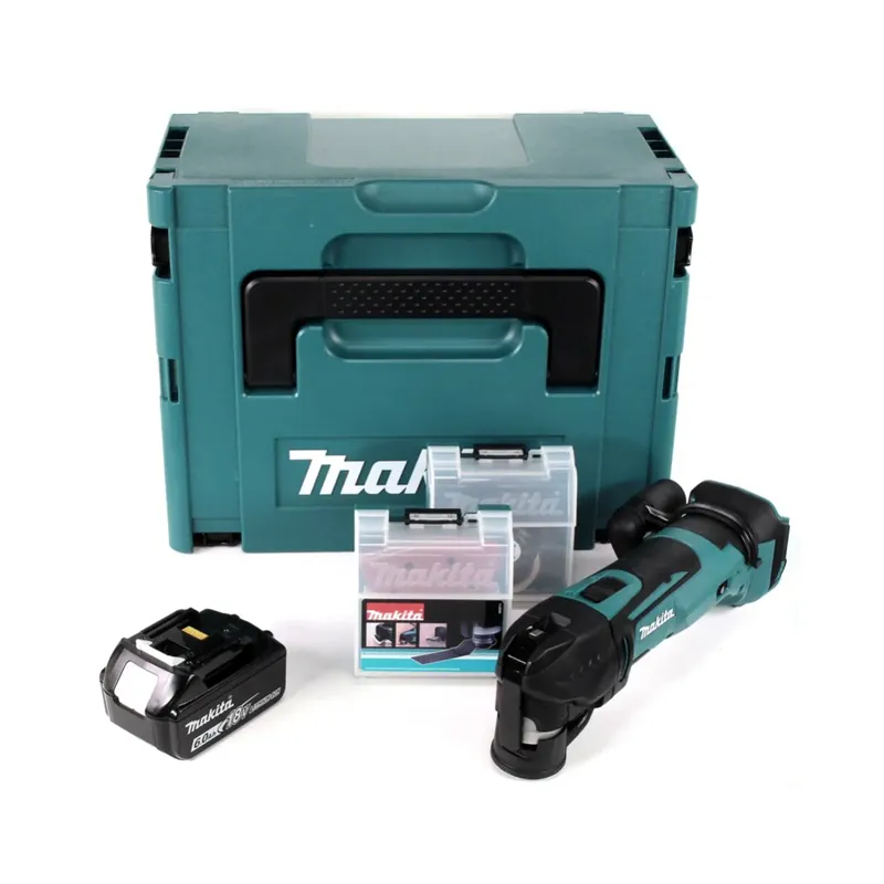 Beliebt Makita DTM 51 G1JX2 Akku Multifunktionswerkzeug 18 V + 1x Akku 6,0 Ah + 39 tlg. Zubehör Set + Makpac - ohne Ladegerät