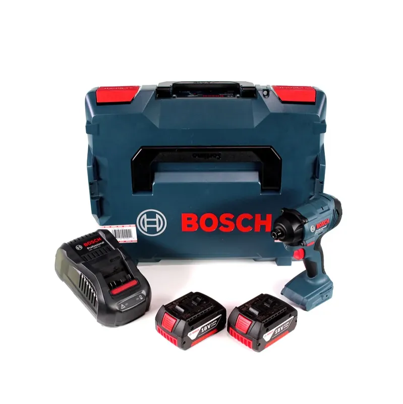 Wochenendangebot Bosch GDR 18V-160 Akku Drehschlagschrauber 18V 160Nm + 2x Akku 3,0Ah + Ladegerät + L-Boxx
