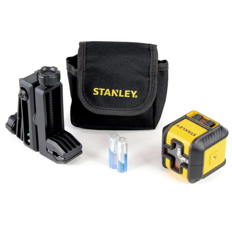 Stanley Cubix roter selbstnivellierender Kreuzlinienlaser, 12 m Reichweite ( STHT-77498-1 ) Markenprodukt