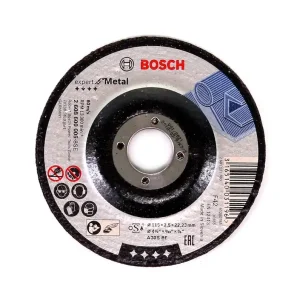 Bosch Trennscheiben für Metall - 115 x 22,23 mm, gekröpft - 25 Stück ( 2608600005 ) Markenprodukt
