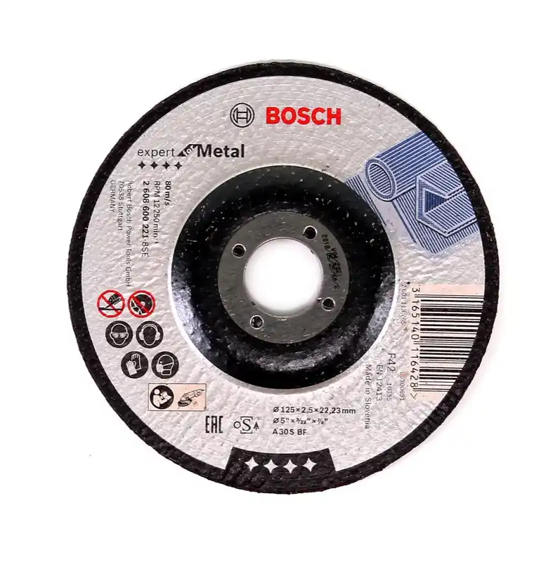 Bosch Trennscheiben für Metall - 125 x 22,23 mm, gekröpft - 25 Stück ( 2608600221 ) Aktuell