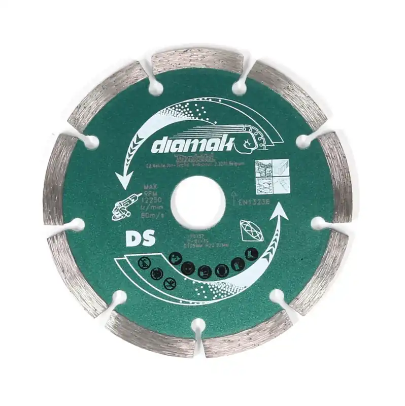 Makita Diamak 125 mm 5 Stk. ( 5x D-61139 ) Diamant Trennscheibe für Stein, Beton Aufnahme 22,23 mm Begrenztes Angebot