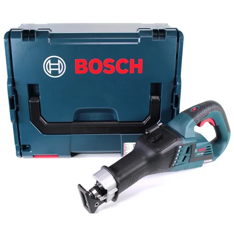 Neuheit Bosch GSA 18V-32 Professional Akku Recipro- / Säbelsäge brushless Solo in L-Boxx + Bosch S 922 EHM endurance Säbelsägeblatt für Stainless Steel rostfrei 19 x 1 mm