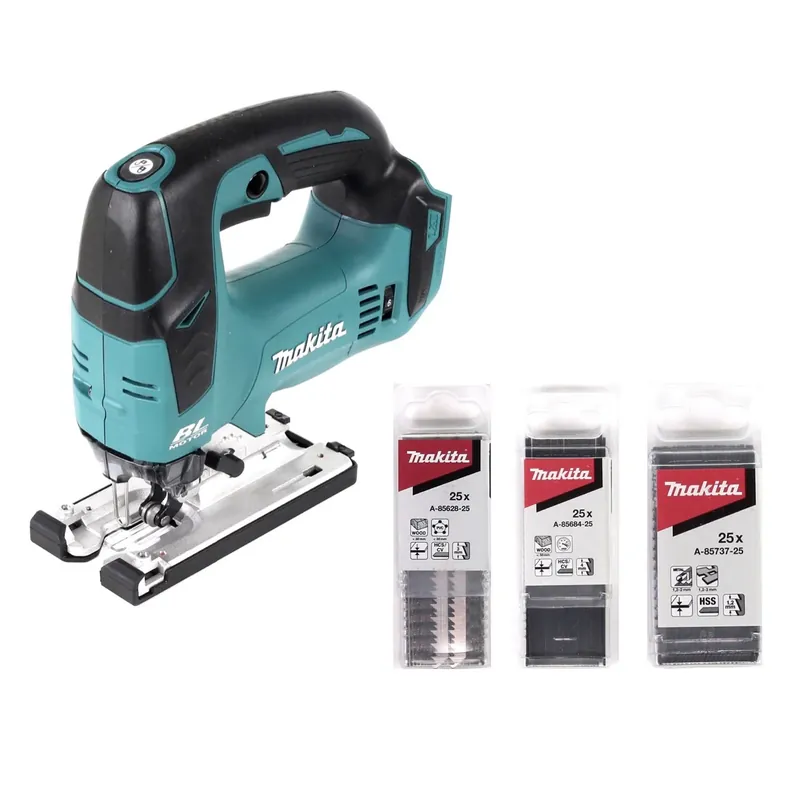 Makita DJV 182 Z Akku Pendelhubstichsäge 18V Brushless Solo + 78x Sägeblatt - ohne Akku, ohne Ladegerät Jetzt Bestellen