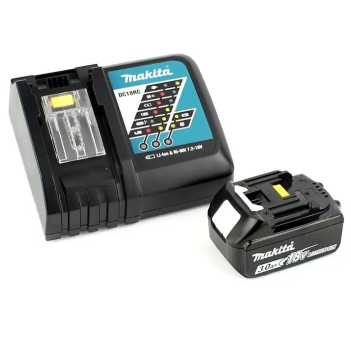 Makita DHP 484 RF1J 18V Li-ion Akku Schlagbohrschrauber im Makpac inkl. 3,0 Ah Akku und Ladegerät + Makita B-53811 Bit & Bohrer-Set 100-teilig Solange Der Vorrat Reicht
