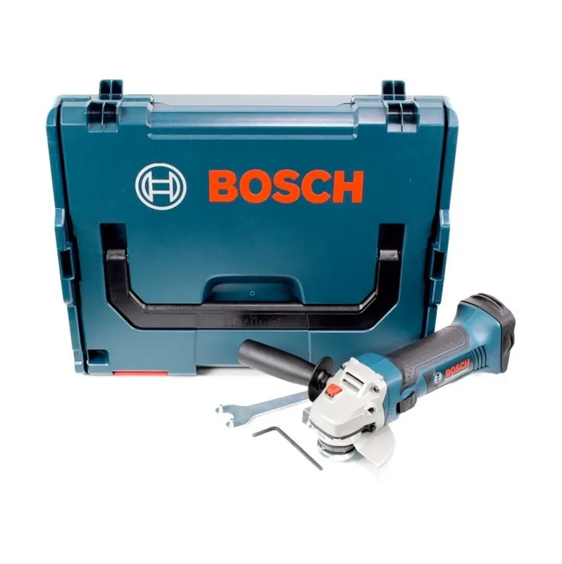Sofort Bestellen Bosch GWS 18 V-Li 115 mm Akku Winkelschleifer Solo in L-Boxx ( 060193A304 ) + 25 x Bosch Trennscheibe für Metall - 115 x 22,23 mm, gekröpft ( 2608600005 )
