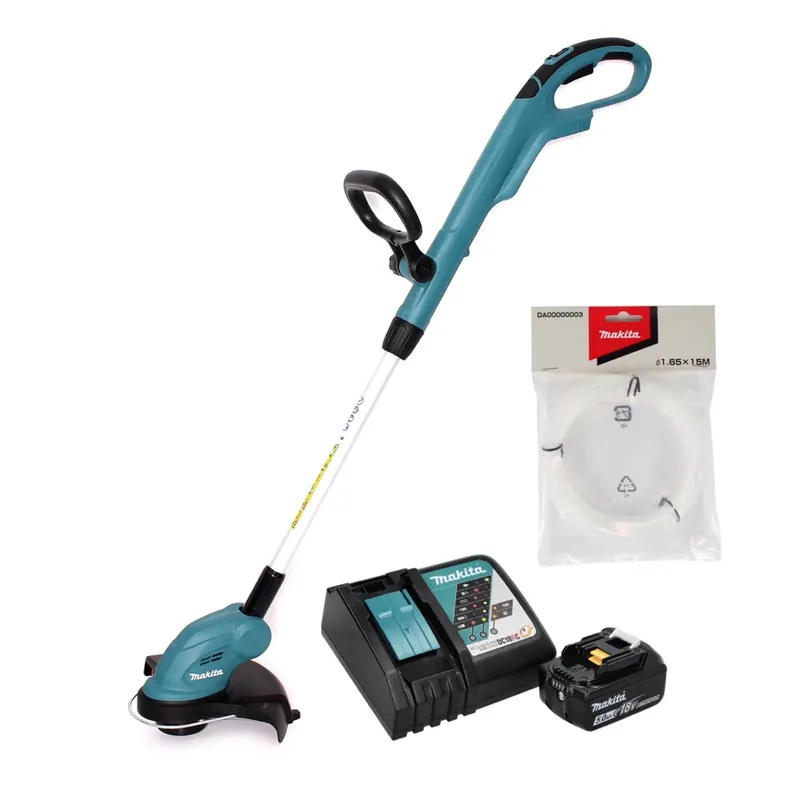 Makita DUR 181 RT1 Akku Rasentrimmer 18 V 260 mm + 1x Akku 5,0 Ah + Ladegerät + 1x Mähfaden Bestseller