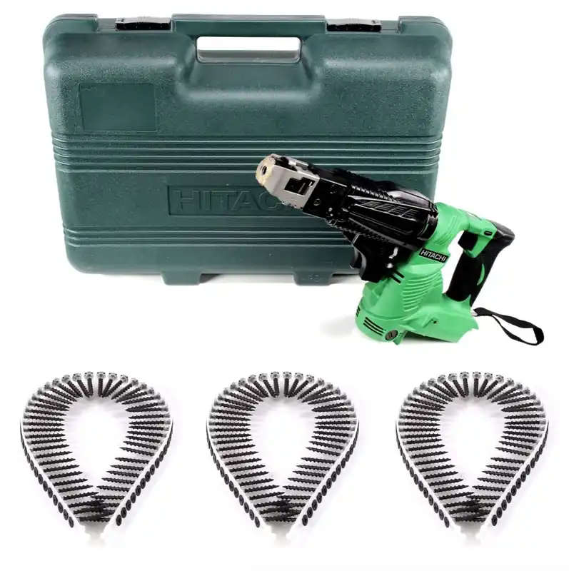 Sonderangebot Hitachi WF 18 DSL 18 V Li-Ion Akku Schnellbau Schrauber Solo im Koffer - ohne Akku, ohne Ladegerät + 1000 Magazinschrauben Grobgewinde
