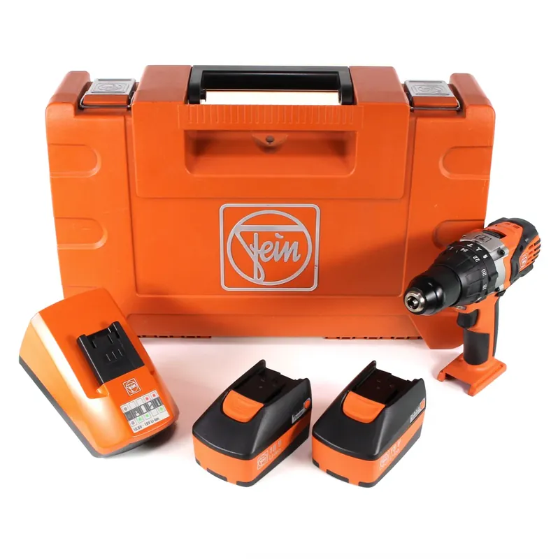 FEIN ASB 18 Akku Schlagbohrschrauber 18V 60Nm Brushless + 2x Akku 5,0Ah + Ladegerät + Koffer Direkt Vom Hersteller