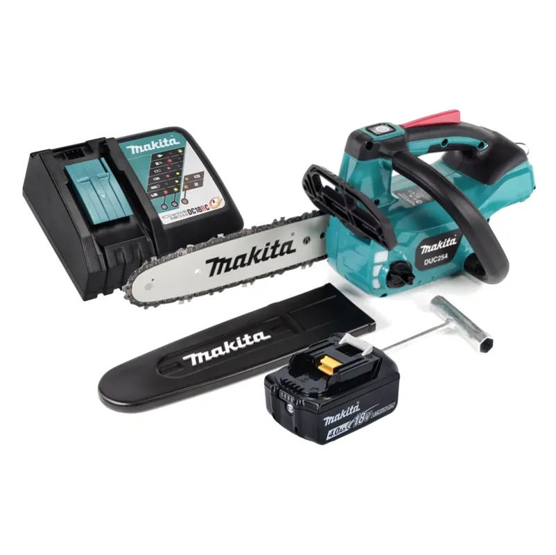 Preisreduziert Makita DUC 254 RM1 Akku Kettensäge 18 V 25 cm Brushless + 1x Akku 4,0 Ah + Ladegerät